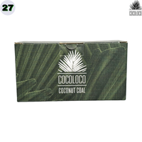Carbón Cocoloco 1kg 27mm - Frontal - Premium Shisha