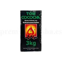 Carbón Tom Cococha 25mm 3kg - Frontal - Premium Shisha