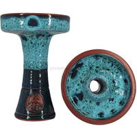 Cazoleta Art Bar Glaze V3 Phunnel Turquesa - Frontal - Premium Shisha