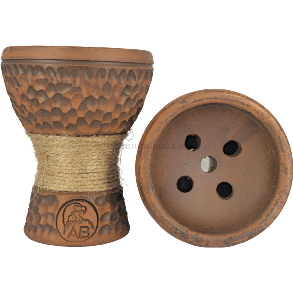 Cazoleta Art Bar Turkish V7 Tradi Marrón - Frontal - Premium Shisha