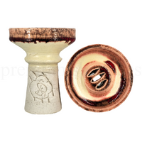 Cazoleta Cachimberos Grizzly Phunnel Morado Perla - Frontal - Premium Shisha