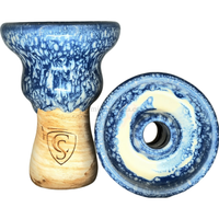 Cazoleta Cold Smoke CS Azul - Frontal - Premium Shisha