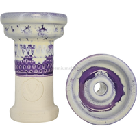 Cazoleta Diavla Phunnel Lila - Frontal - Premium Shisha