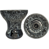 Cazoleta Hookah Space Saturne Negro y Blanco - Frontal - Premium Shisha