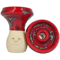 Cazoleta Mud Bowl Hellboy Faenzas Roja - Frontal - Premium Shisha