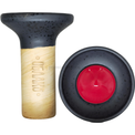 Cazoleta Oblako Flow Negra y Roja - Frontal - Premium Shisha