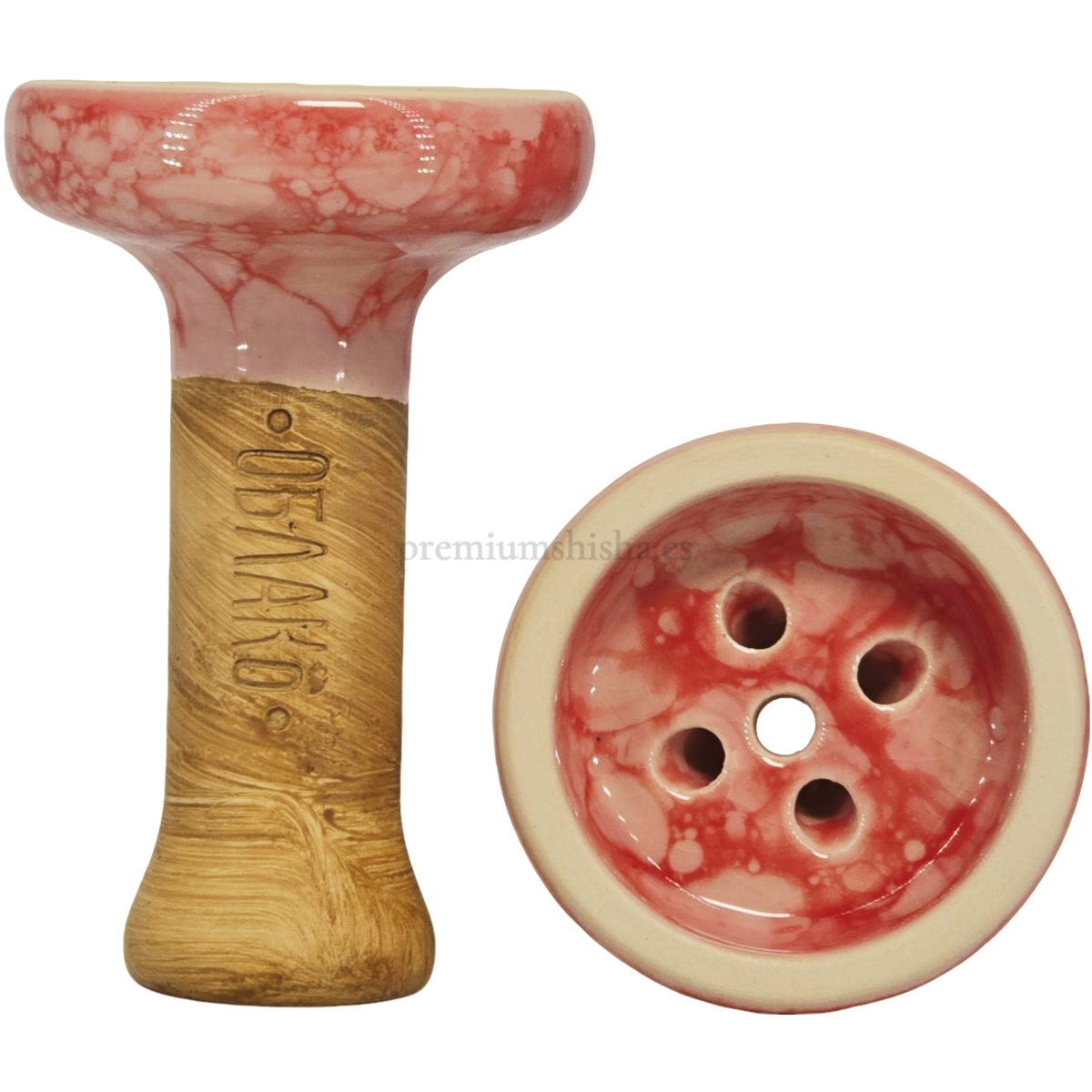 Cazoleta Oblako Killer Tradi Rosa Bubble - Frontal - Premium Shisha