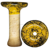 Cazoleta Oblako Phunnel S Amarilla y Negra - Frontal - Premium Shisha