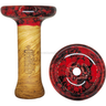 Cazoleta Oblako Phunnel S Roja y Negra - Frontal - Premium Shisha