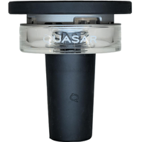 Cazoleta Quasar Raas 2 Negra Mate y Transparente - Detalle 1 - Premium Shisha