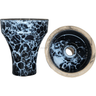 Cazoleta Solaris Styx Phunnel Negra y Azul - Frontal - Premium Shisha