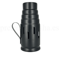 Cubreviento Premium Shisha Negro - Frontal - Premium Shisha