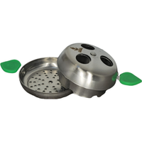 Gestor de Calor Premium Shisha Pro-v Plateado - Detalle 1 - Premium Shisha