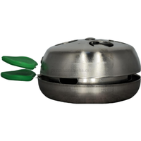 Gestor de Calor Premium Shisha Pro-v Plateado - Frontal - Premium Shisha