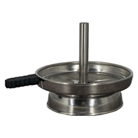 Gestor de Calor Premium Shisha Screen Plateado - Frontal - Premium Shisha