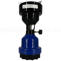 Hornillo de Gas Hookah Flame Azul - Frontal - Premium Shisha