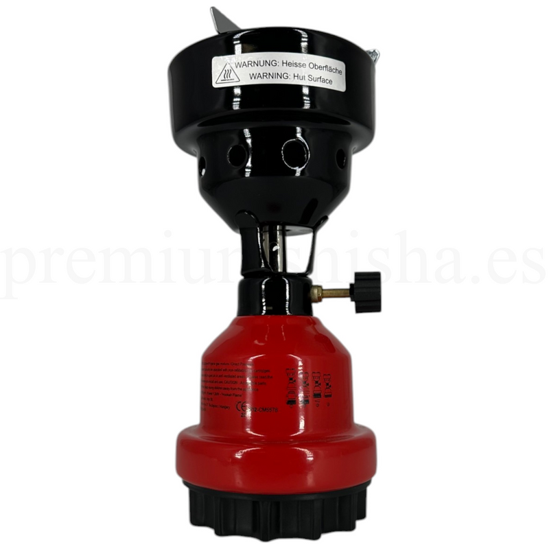 Hornillo de Gas Hookah Flame Rojo