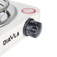 Hornillo Électrico Diavla Plano - Detalle 1 - Premium Shisha