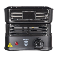 Hornillo Eléctrico King Coco Toaster - Frontal - Premium Shisha