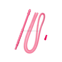 Kit Manguera Premium Shisha Blazar Flex Rosa - Frontal - Premium Shisha