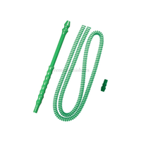 Kit Manguera Premium Shisha Blazar Flex Verde - Frontal - Premium Shisha