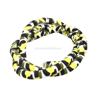 Manguera Premium Shisha Camuflaje Amarillo - Frontal - Premium Shisha