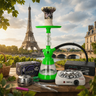 Pack Cachimba El-Badia Celeste Acid Green - Frontal - Premium Shisha
