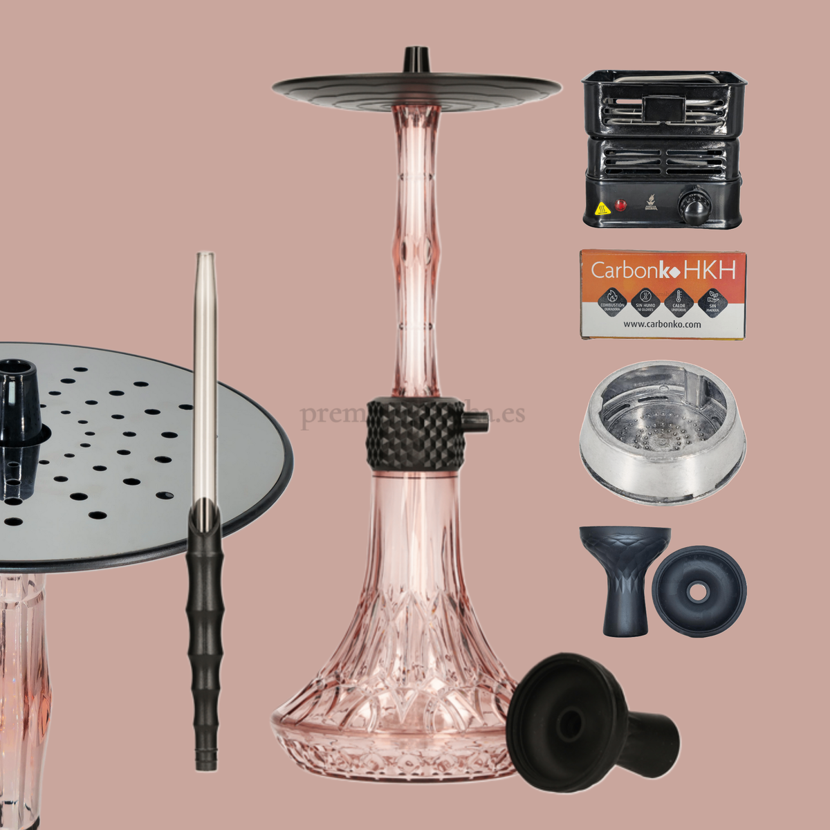 Pack Económico Fancy Rosa - Frontal - Premium Shisha