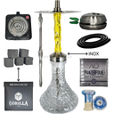 Pack Profesional Inoxidable Amarillo - Frontal - Premium Shisha