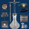 Pack Profesional Inoxidable Azul - Frontal - Premium Shisha