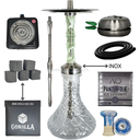 Pack Profesional Inoxidable Verde - Frontal - Premium Shisha