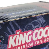 Papel de aluminio King Coco Rollo Plateado 40μ 25m - Detalle 1 - Premium Shisha