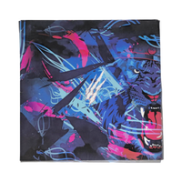 Papel de aluminio King Coco x Predator Hojas Plateado 40μ 50 - Frontal - Premium Shisha