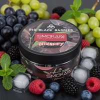 Piedras Granuladas Smokain Intensify Big Black Barries - Frontal - Premium Shisha