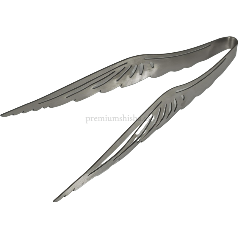 Pinza Premium Shisha Alas Plateada
