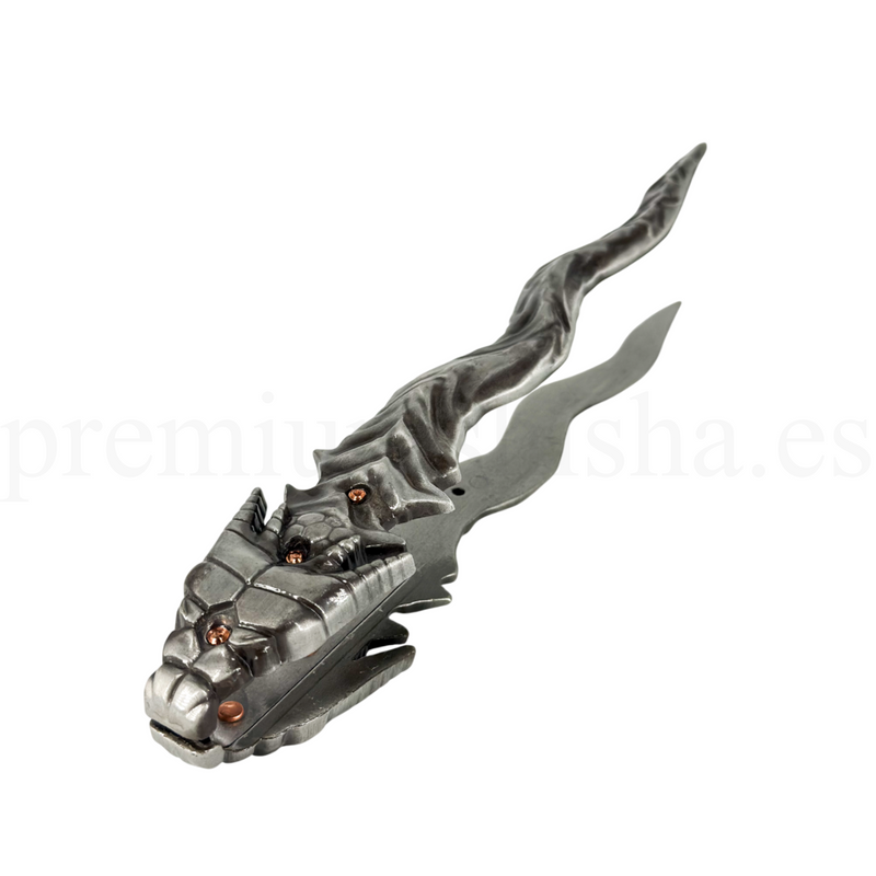 Pinza Premium Shisha Dragon Plateada