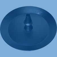 Plato Premium Shisha Personalizado Básico - Frontal - Premium Shisha