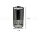 Rejilla Cubreviento Premium Shisha Plateada XXL - Frontal - Premium Shisha