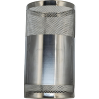 Rejilla Protectora Cubrevientos Premium Shisha Plateada - Frontal - Premium Shisha