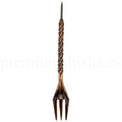 Tenedor Punzón Animalesys Cobre - Frontal - Premium Shisha