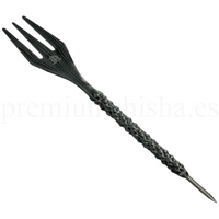 Tenedor Punzón Animalesys Plateado - Detalle 1 - Premium Shisha