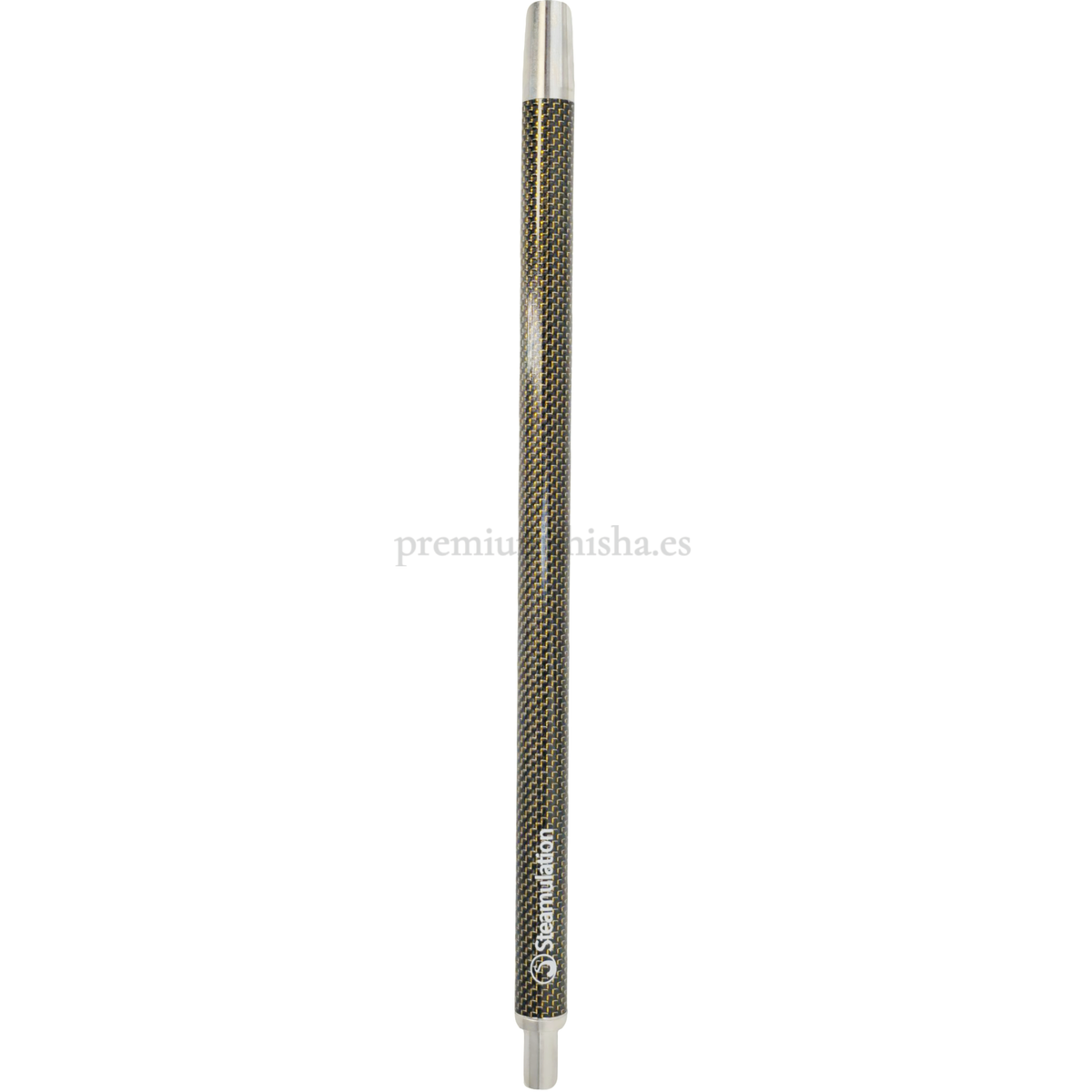 Varilla Steamulation Fibra de Carbono y Dorado - Frontal - Premium Shisha