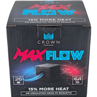 Carbón Crown Max Flow 1kg 26mm