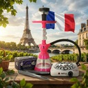 Pack Cachimba El-Badia Celeste Acid Pink