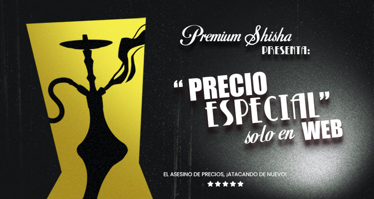 Precios especiales en web Premium Shisha
