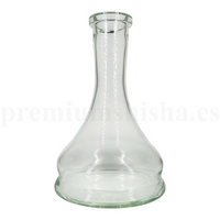 Base Premium Shisha Doble Drop Trasparente - Frontal - Premium Shisha