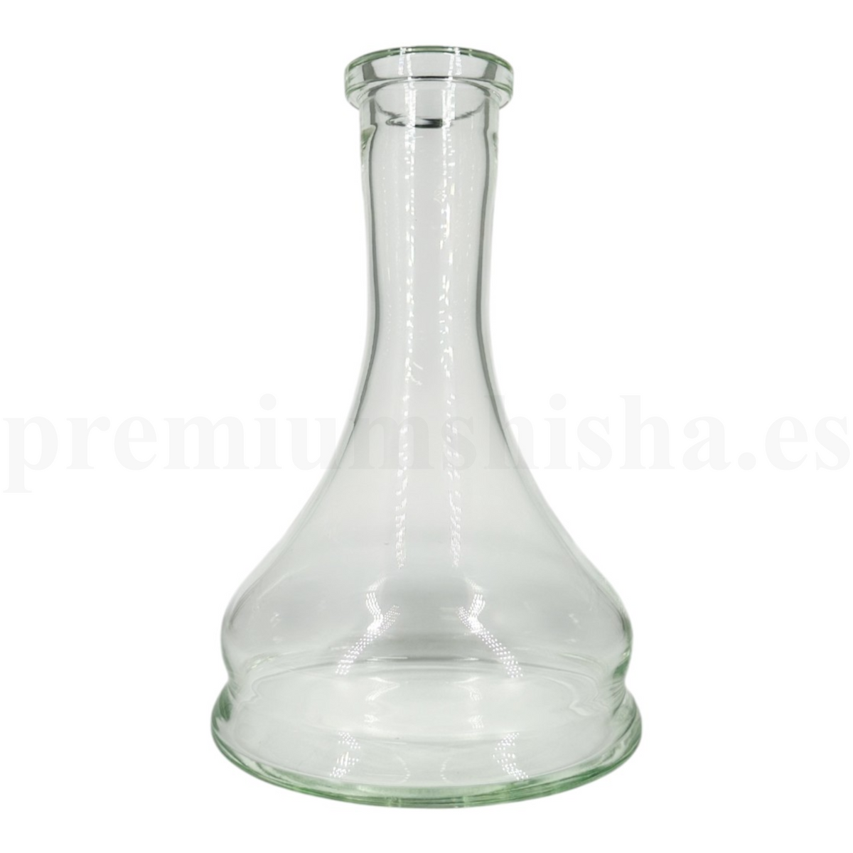 Base Premium Shisha Doble Drop Trasparente - Frontal - Premium Shisha