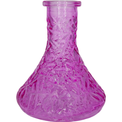 Base Premium Shisha Mini Tallada Rosa - Frontal - Premium Shisha