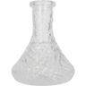Base Premium Shisha Mini Tallada Transparente - Frontal - Premium Shisha