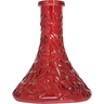 Base Premium Shisha Tallada Roja - Frontal - Premium Shisha